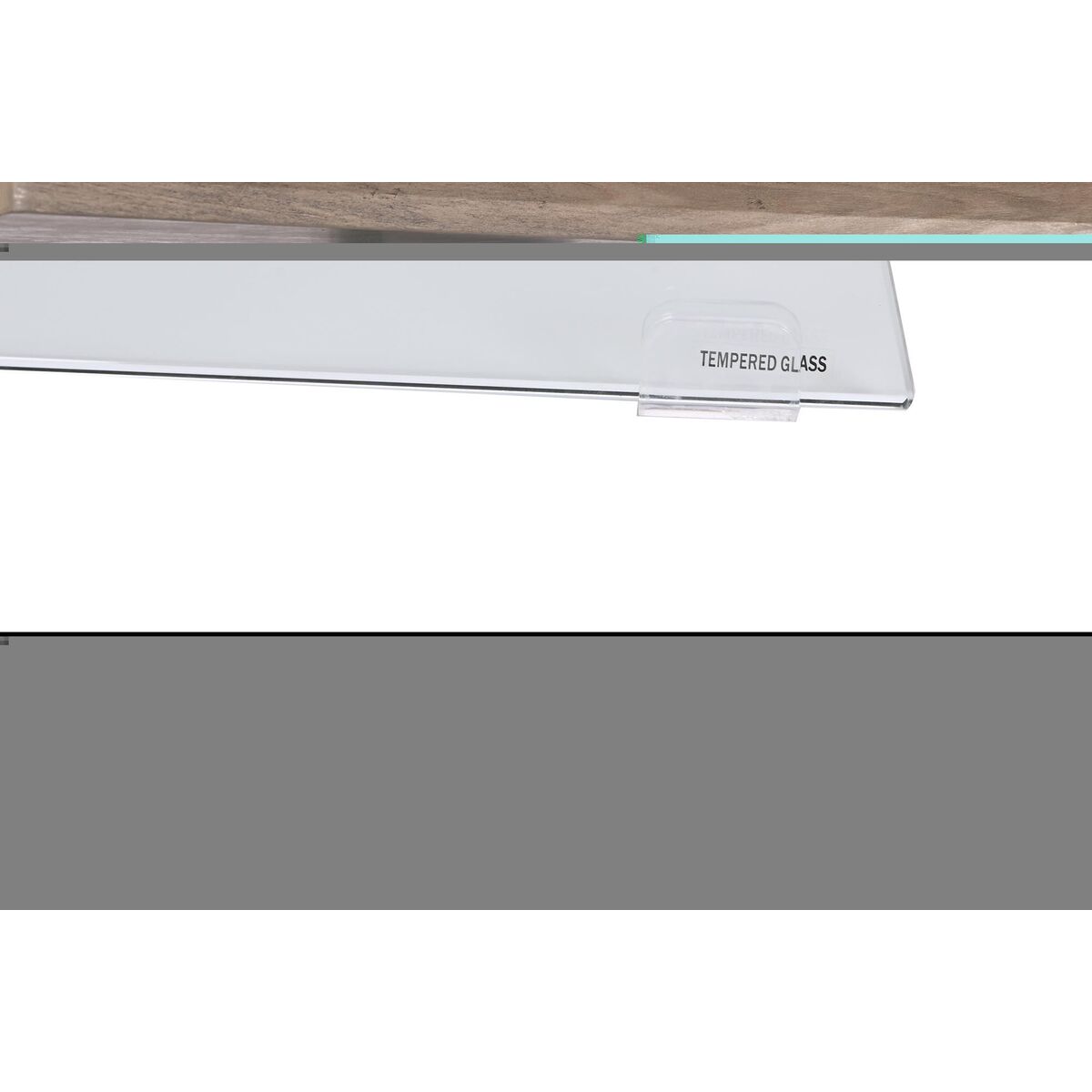 Recibidor DKD Home Decor Transparente Gris claro 120 x 40 x 76 cm