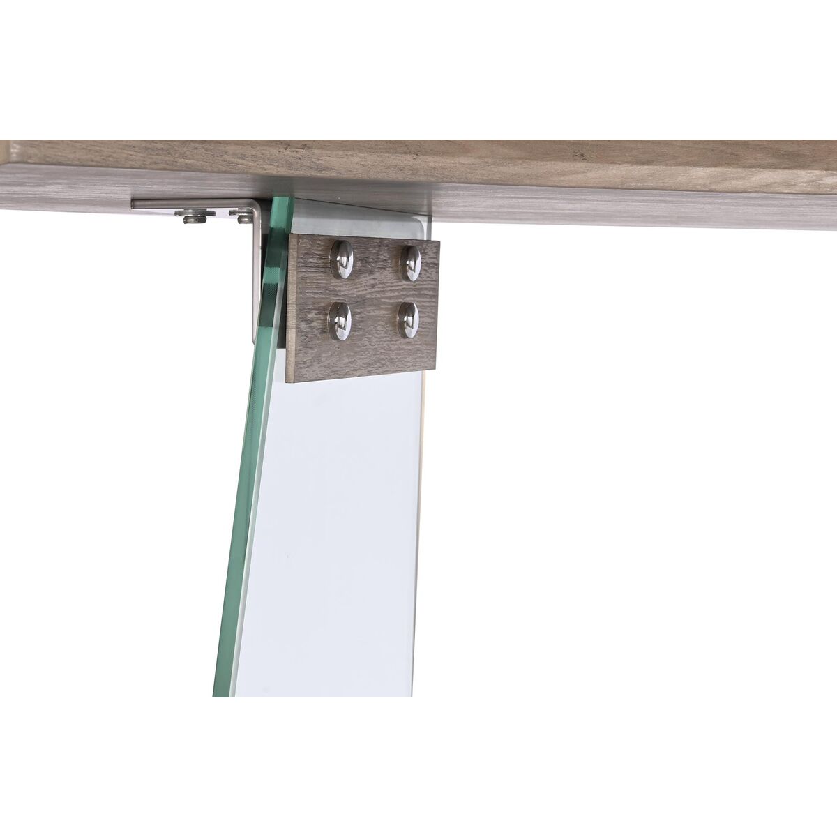 Recibidor DKD Home Decor Transparente Gris claro 120 x 40 x 76 cm