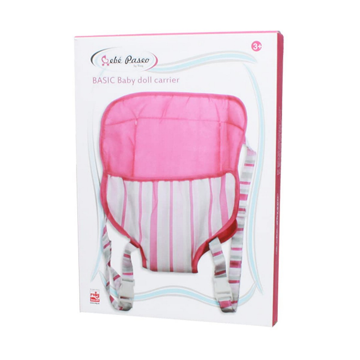 Mochila Portabebé Reig Rosa Rayas