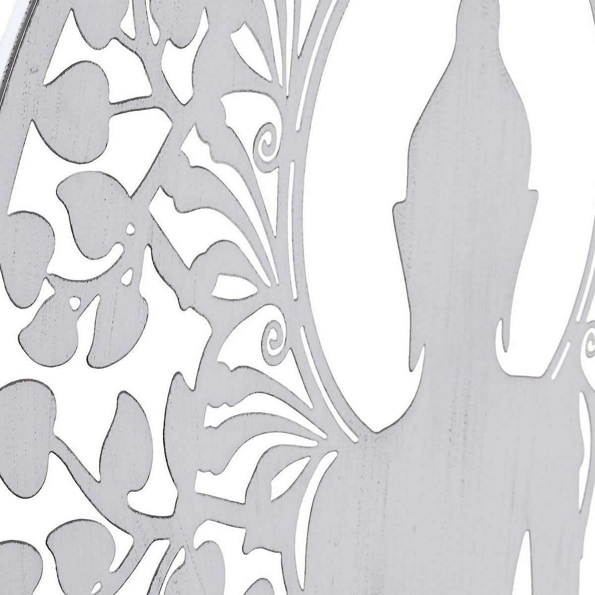 Decoración de Pared DKD Home Decor Metal Buda (2 Unidades) (60 x 1 x 60 cm)