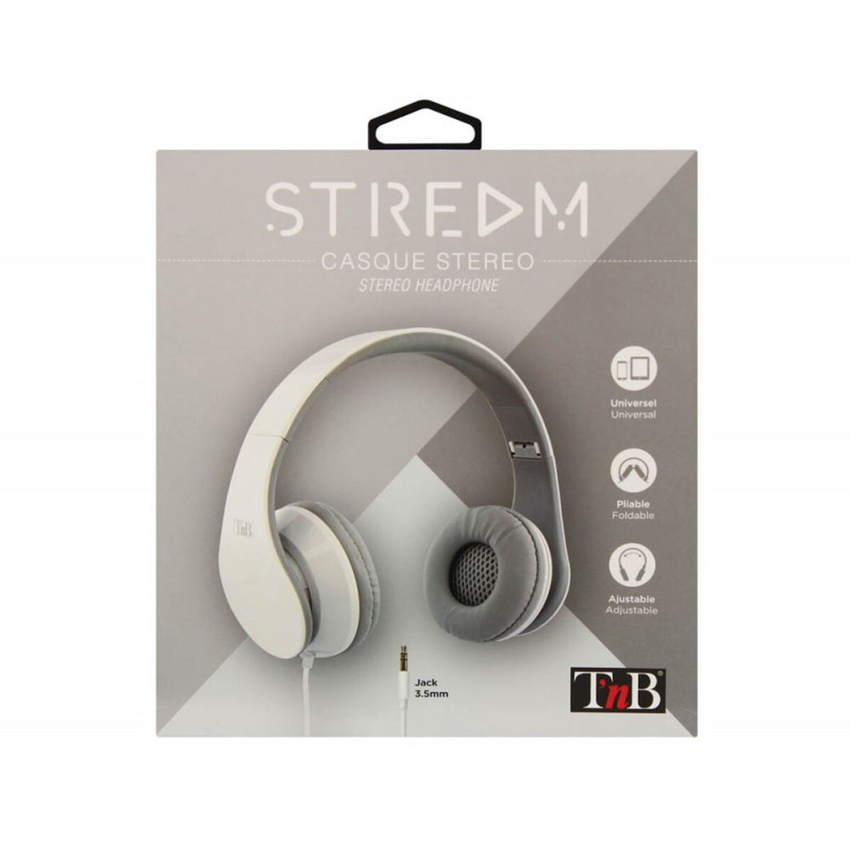 Auriculares T'NB CSSTREAMWH Blanco