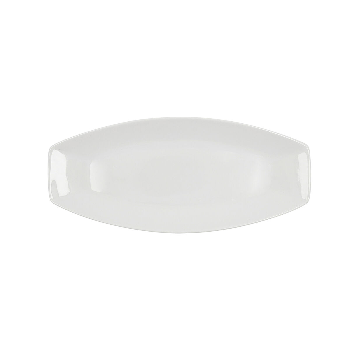 Fuente de Cocina Quid Gastro Blanco Cerámica 35,5 x 15,8 x 2,8 cm (6 Unidades) (Pack 6x)