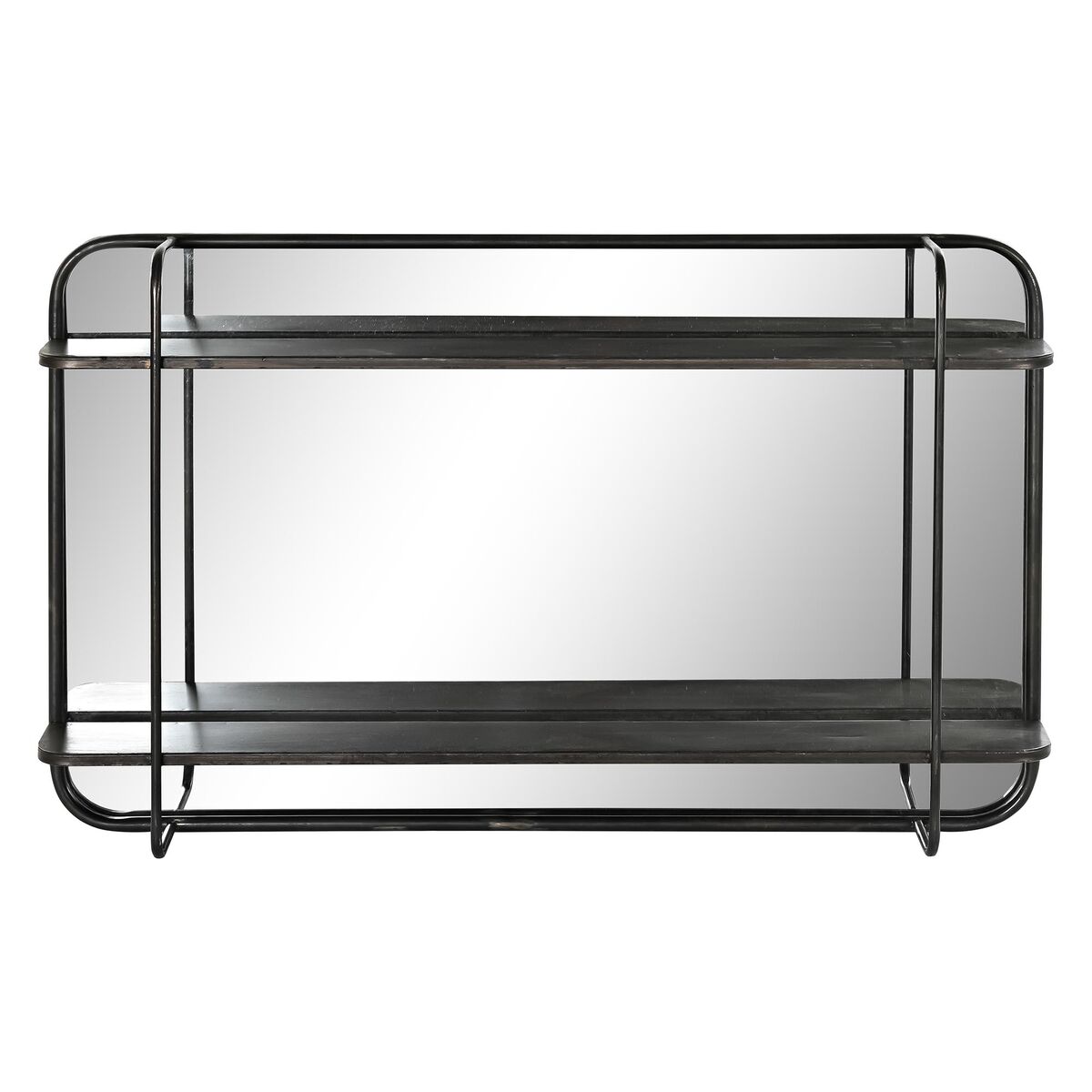 Espejo de pared DKD Home Decor Negro 80 x 12 x 50 cm