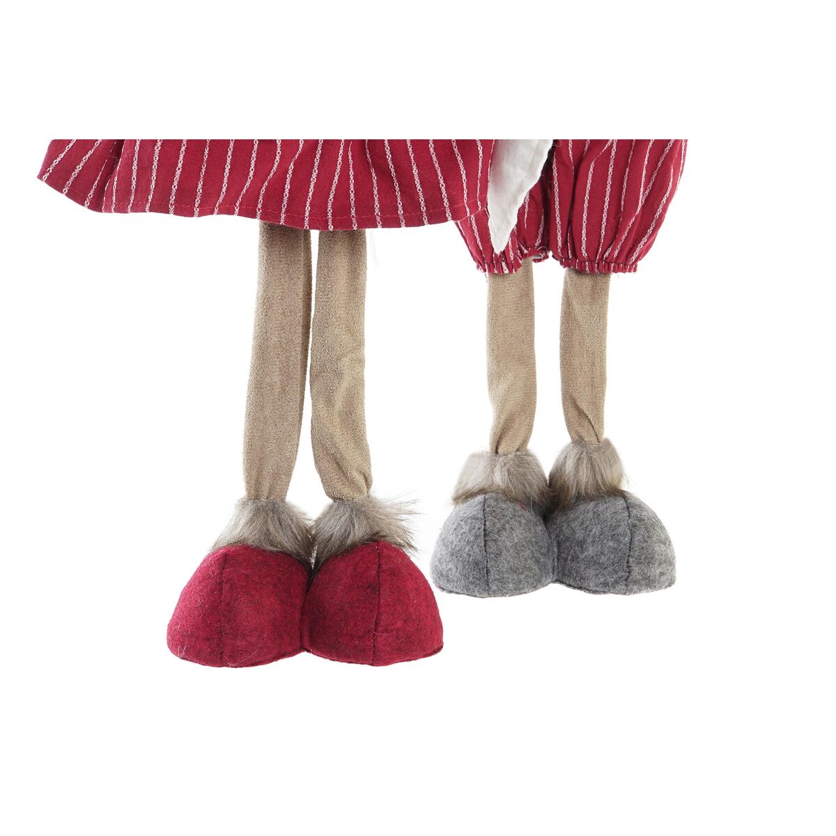 Figura Decorativa DKD Home Decor Navidad Reno Poliéster (20 x 10 x 58 cm) (2 Unidades)