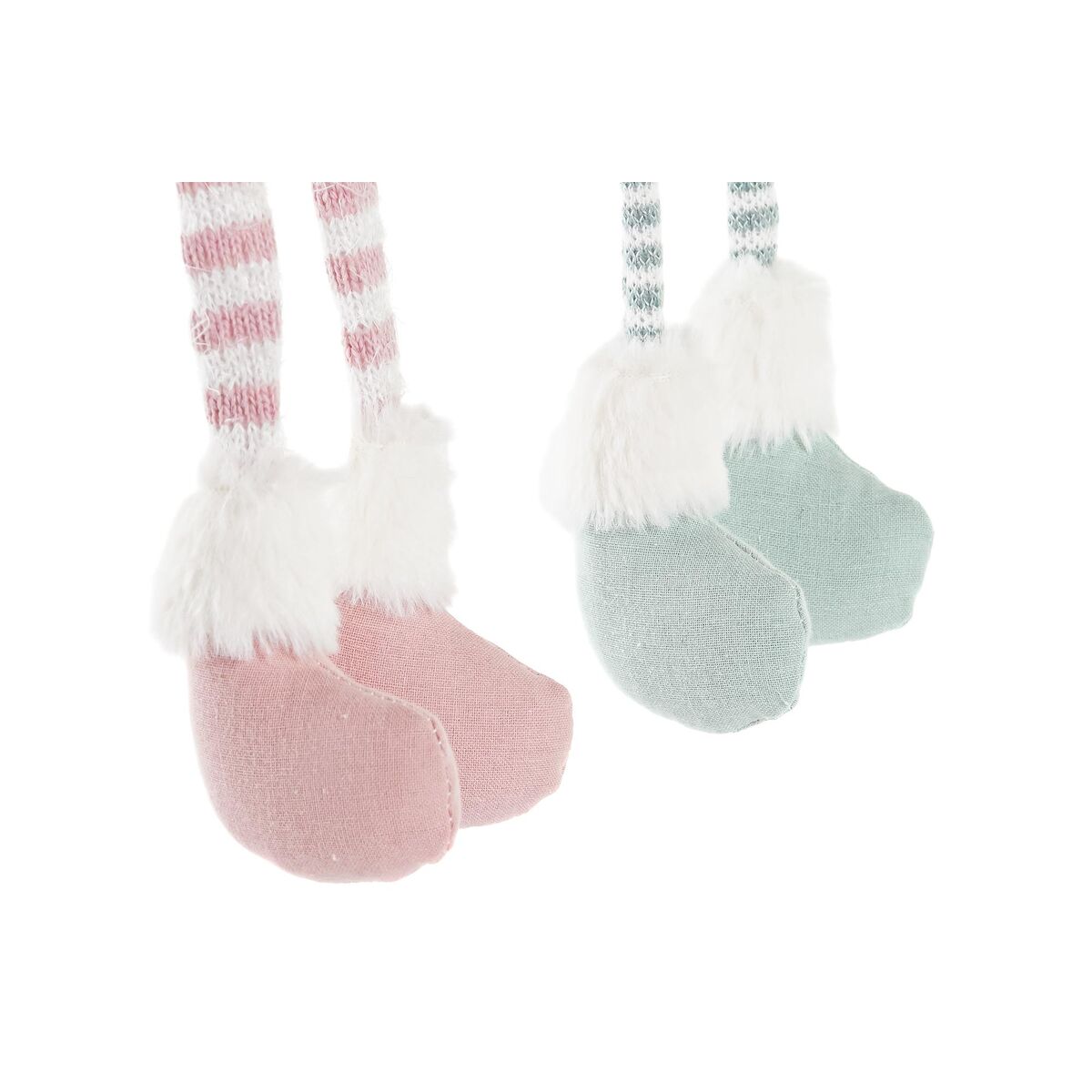 Figura Decorativa DKD Home Decor Navidad Hada Poliéster Ángel (15 x 10 x 53 cm) (2 Unidades)