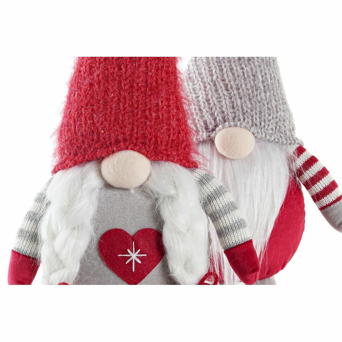 Figura Decorativa DKD Home Decor Navidad Gnomo Poliéster (20 x 9 x 50 cm) (2 Unidades)