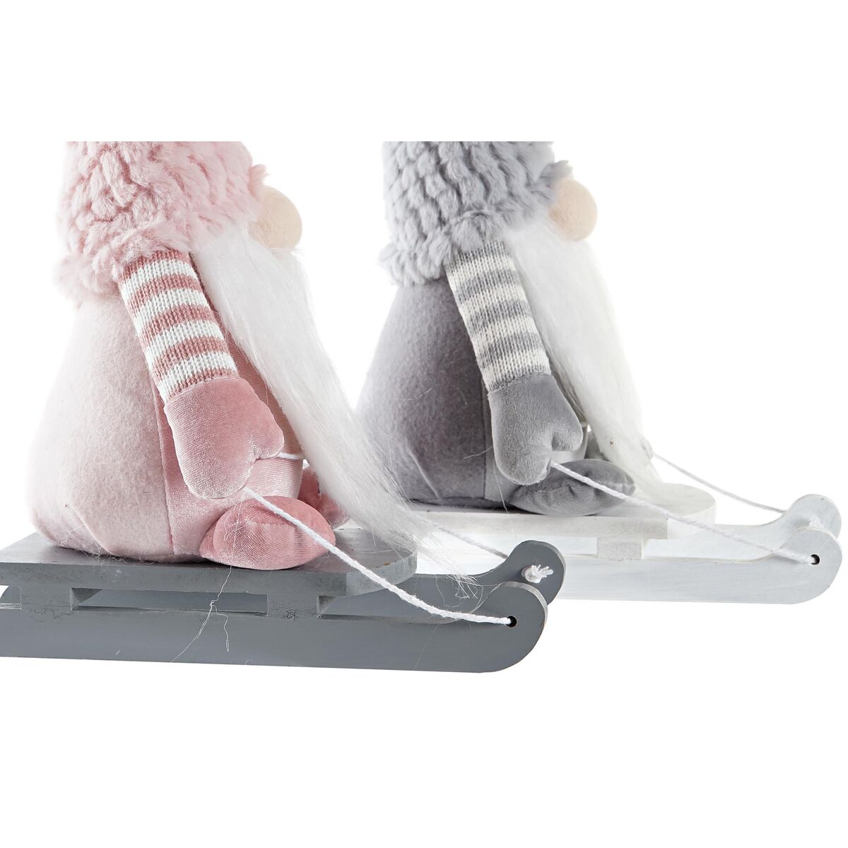 Figura Decorativa DKD Home Decor Navidad Gnomo Poliéster (15 x 25 x 35 cm) (2 Unidades)