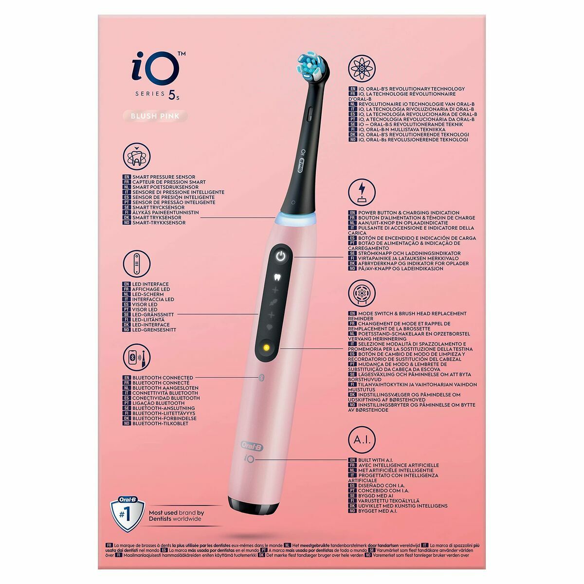 Cepillo de Dientes Eléctrico Oral-B IO 5S Rosa
