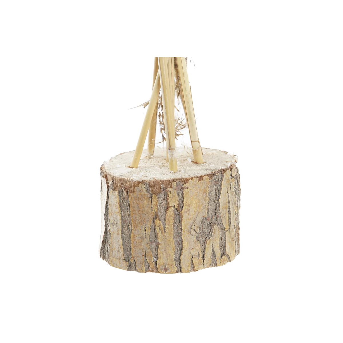 Planta Decorativa DKD Home Decor PVC Plumas Natural 35 x 25 x 55 cm (2 Unidades)