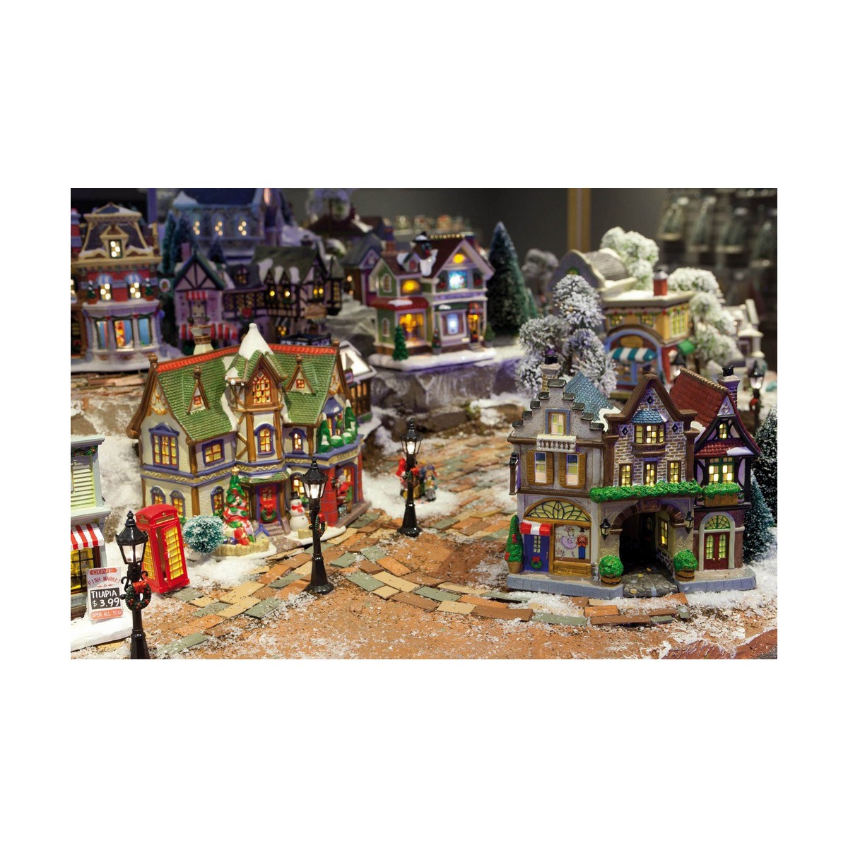 Decoración luminosa Negro