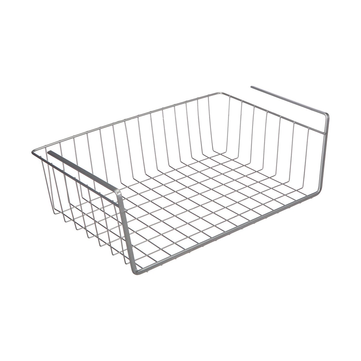 Organizador para Armario de Cocina Metaltex Kanguro 40 x 26 x 14 cm Blanco Gris