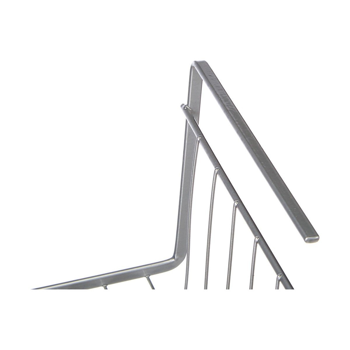 Organizador para Armario de Cocina Metaltex Kanguro 40 x 26 x 14 cm Blanco Gris