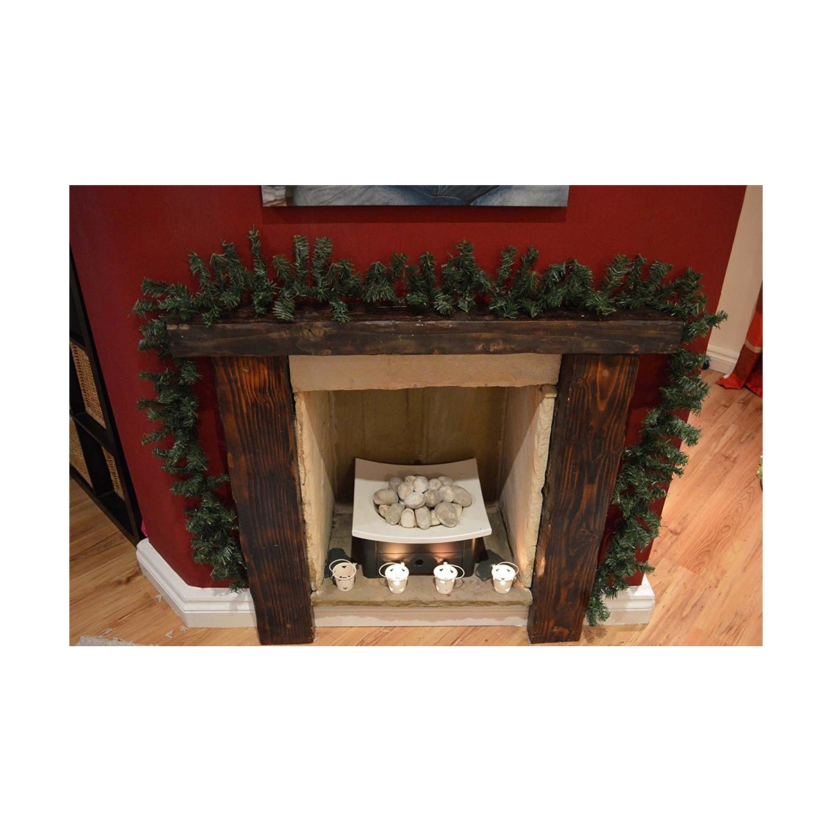 Guirnalda de Navidad Everlands Verde 270 x 20 cm Plástico