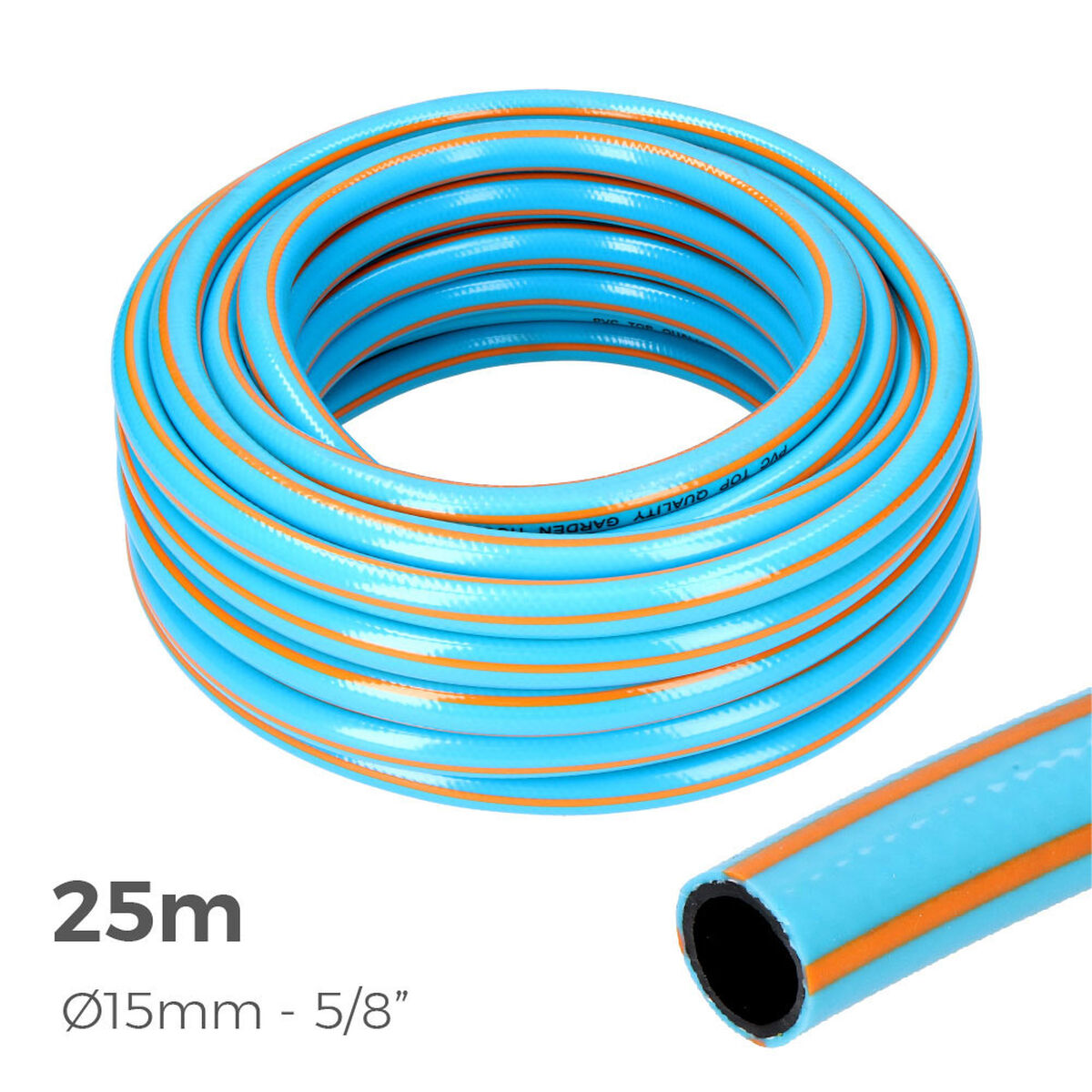Manguera EDM 74081 Profesional PVC 5/8" Ø 20 mm (25 m)