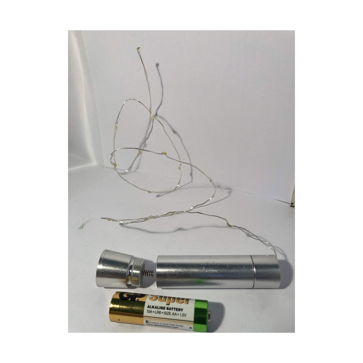 Tapón Decorativo para Botellas con LED Lumineo Negro