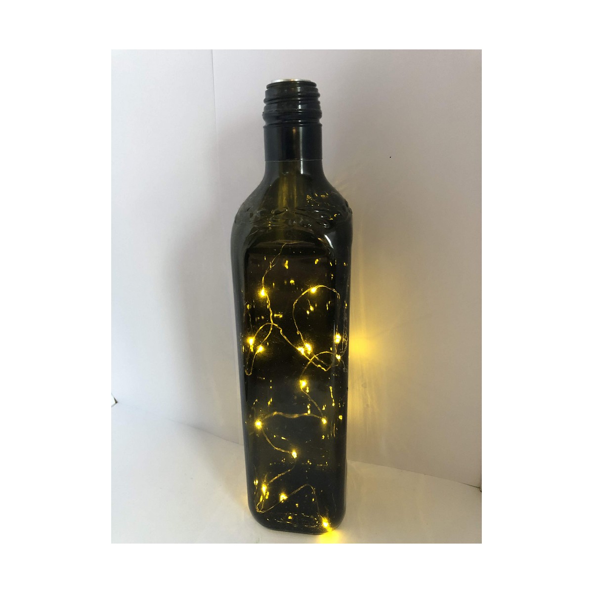 Tapón Decorativo para Botellas con LED Lumineo Negro