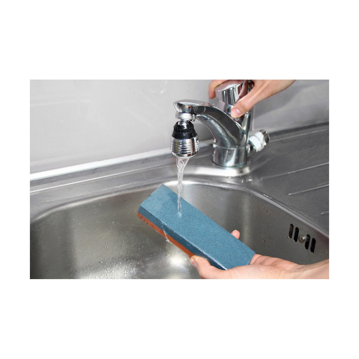 Afilador de Cuchillos Nirosta Acero Inoxidable 19 x 6 cm