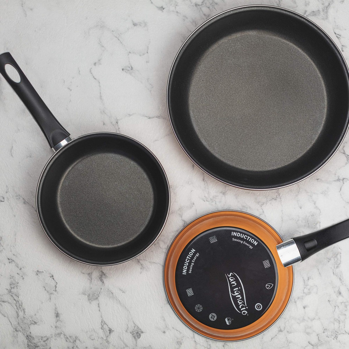 Sartén San Ignacio Valencia Negro Acero