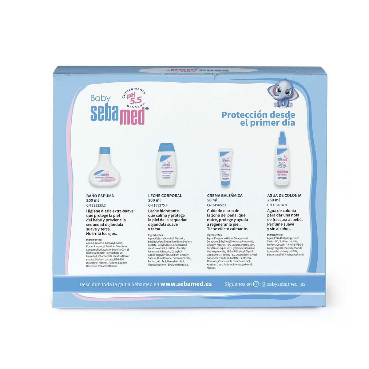 Set de Regalo para Bebé Sebamed Sebi (5 Piezas)