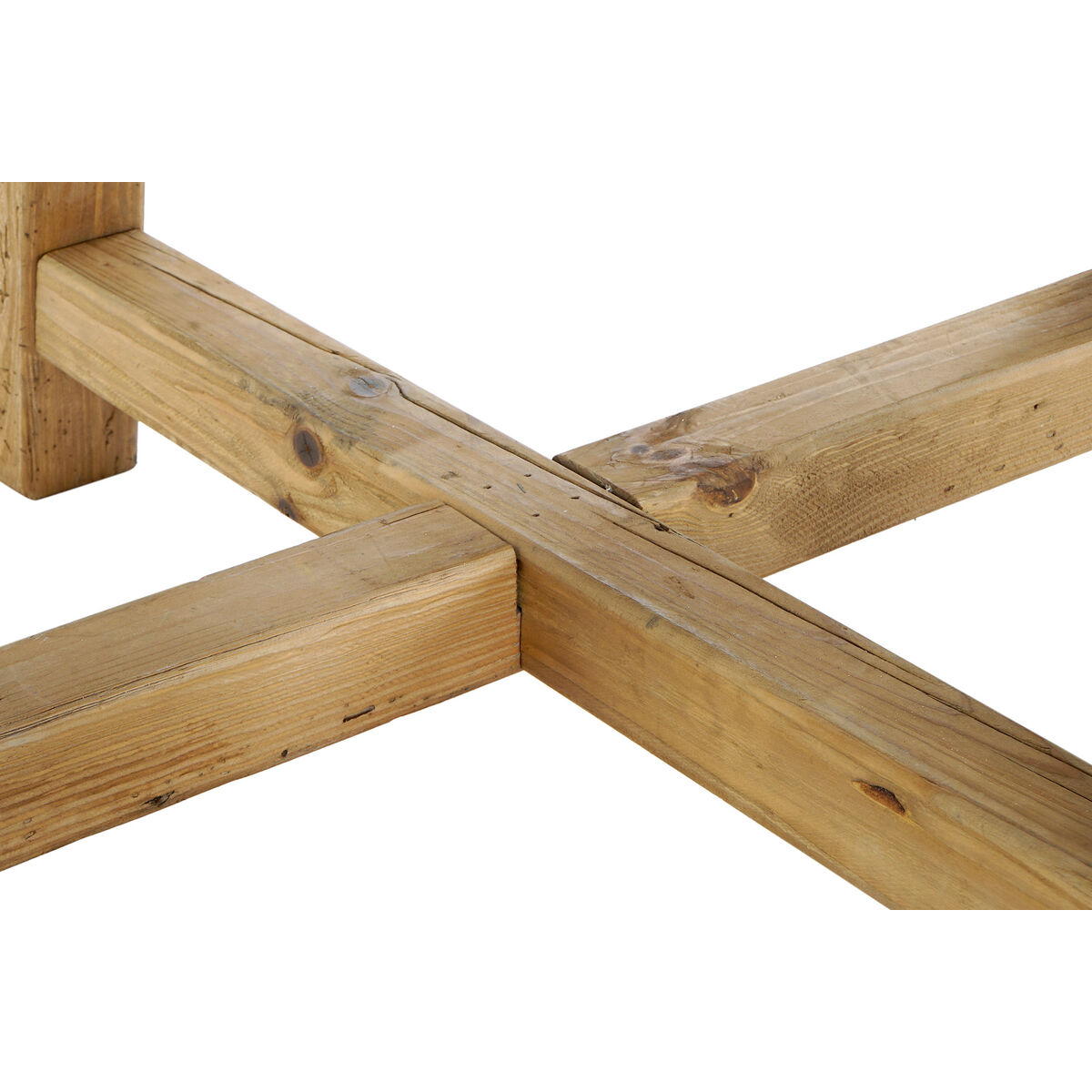 Mesa de Comedor DKD Home Decor Natural Pino 120 x 120 x 76 cm