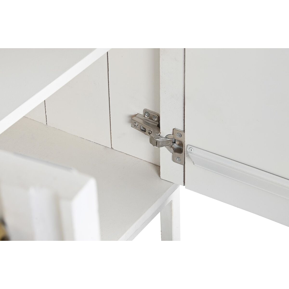 Aparador DKD Home Decor Blanco Metal Madera de mango 152 x 40 x 77 cm