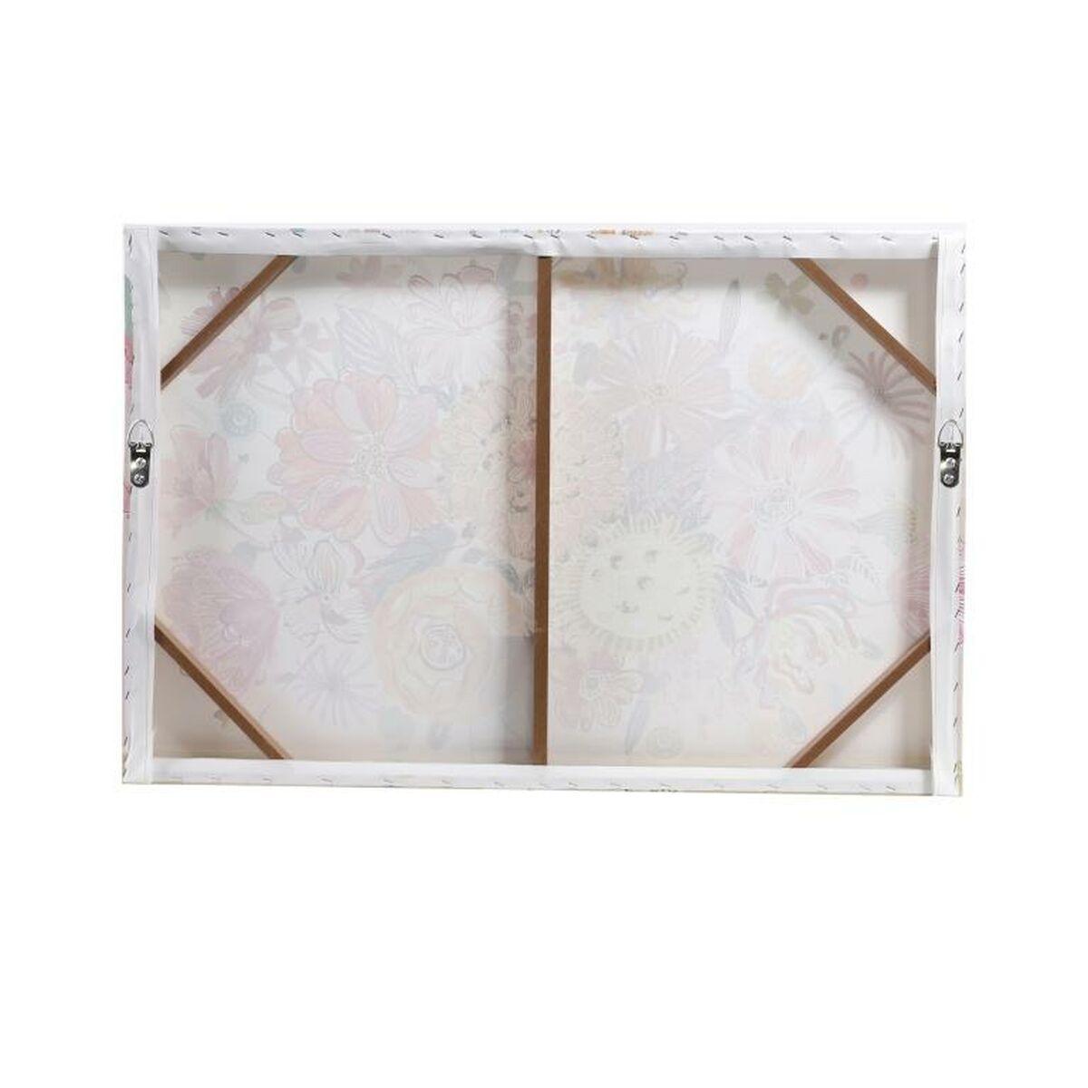 Lienzo DKD Home Decor Flores (2 Unidades) (90 x 3 x 60 cm)