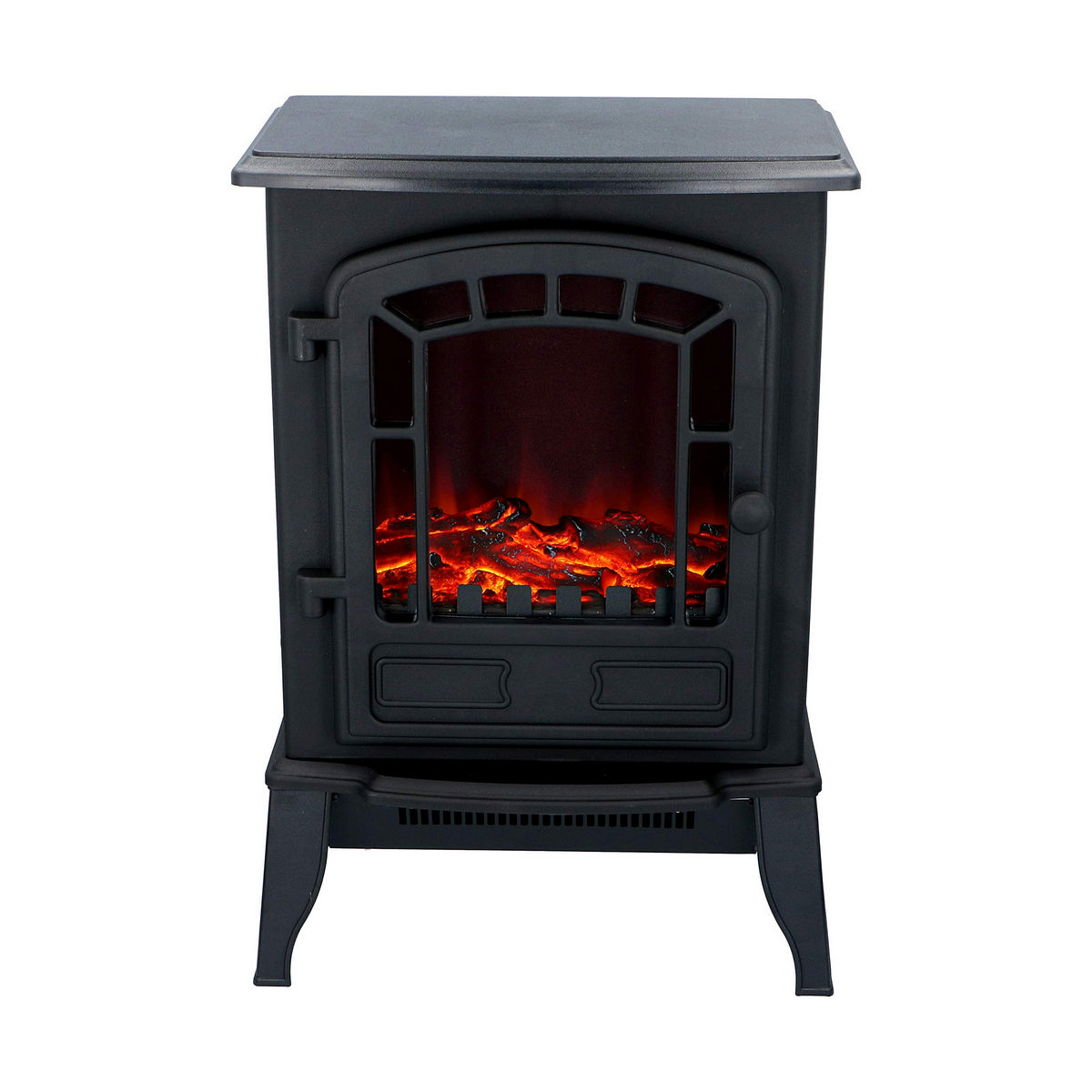 Chimenea Eléctrica Decorativa de Pared Classic Fire Torino Negro 2000 W 56,5 x 24 x 38 cm