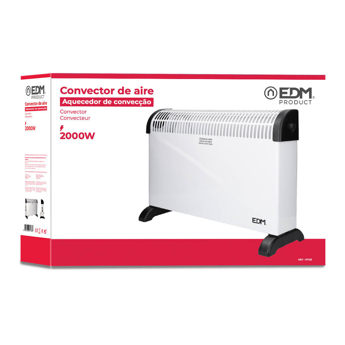 Emisor Térmico Digital EDM 07133 07133 Blanco 2000 W