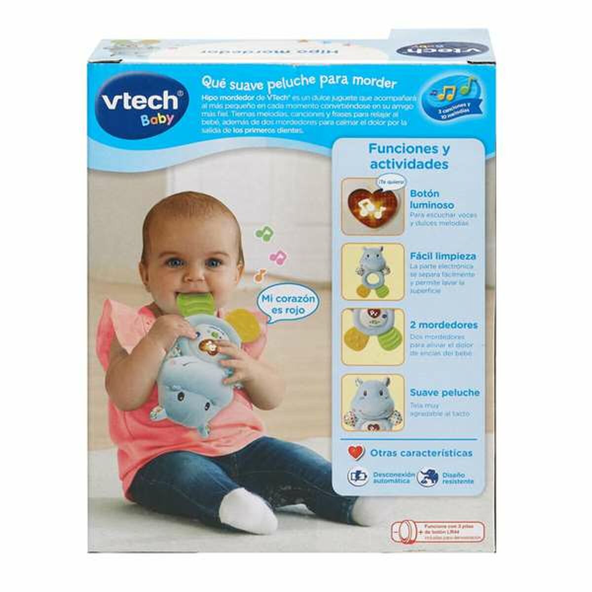 Mordedor para Bebé Vtech Hipopótamo