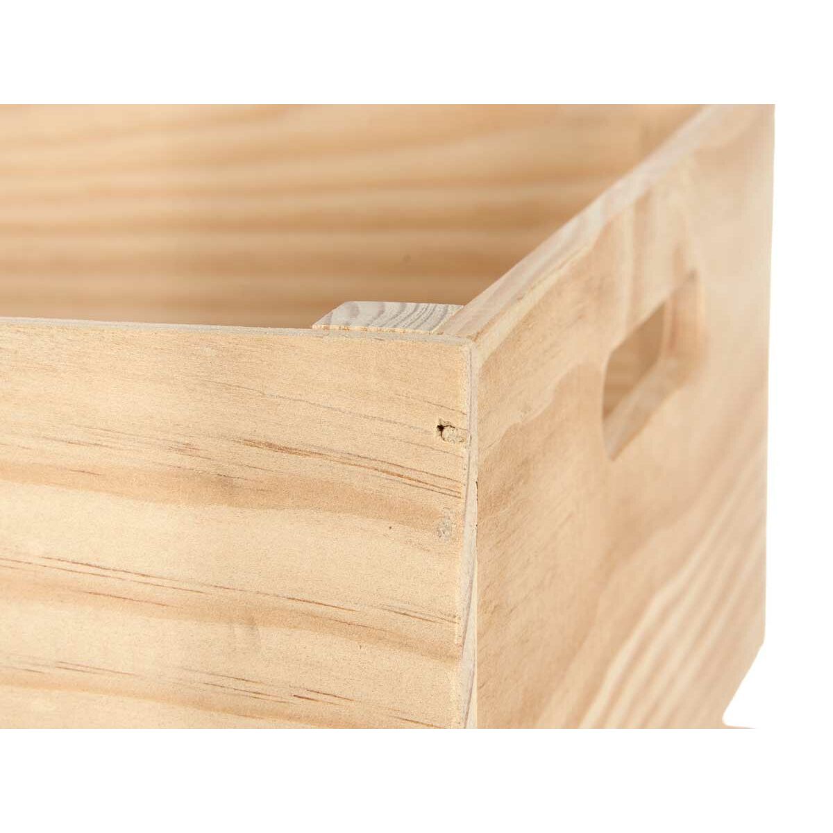 Caja de Almacenaje Gift Decor Natural Pino Madera de pino