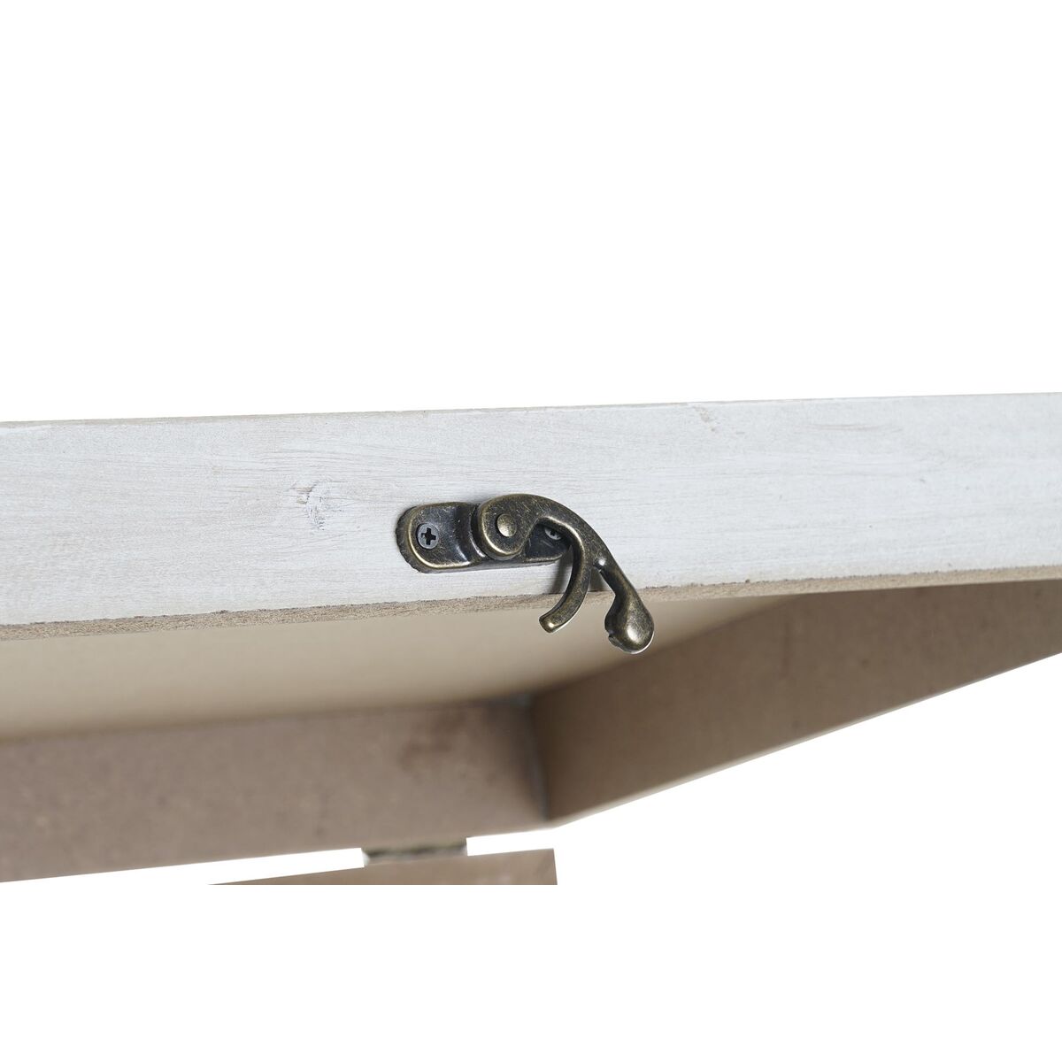 Caja Decorativa DKD Home Decor Blanco Negro Dorado Madera MDF Moderno Jarrón (2 Unidades)