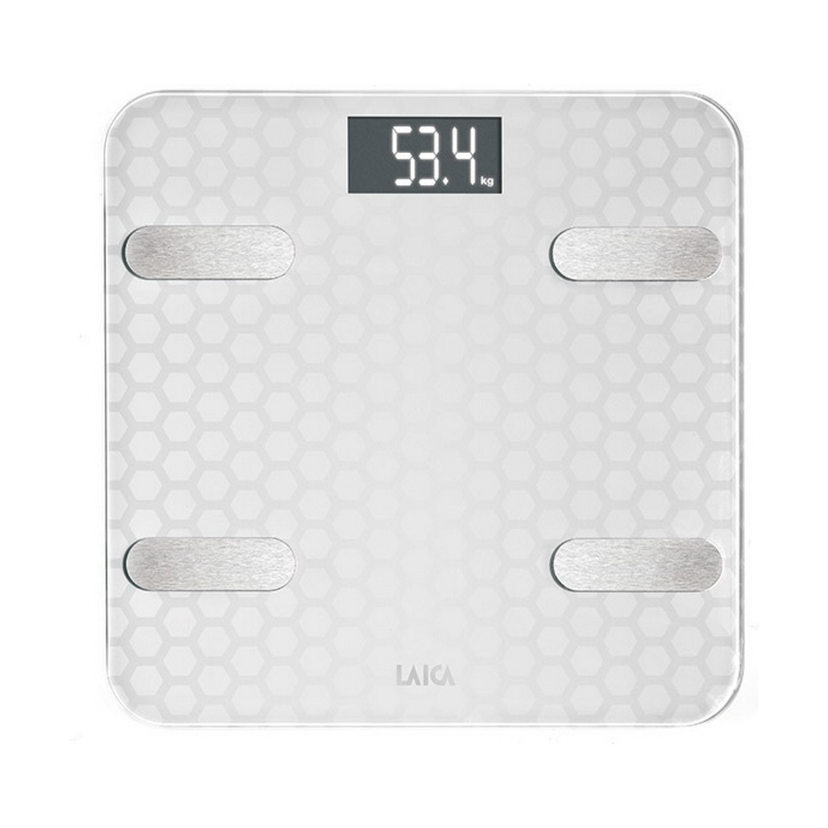 Báscula Digital de Baño LAICA PS7011 Blanco Vidrio 180 kg