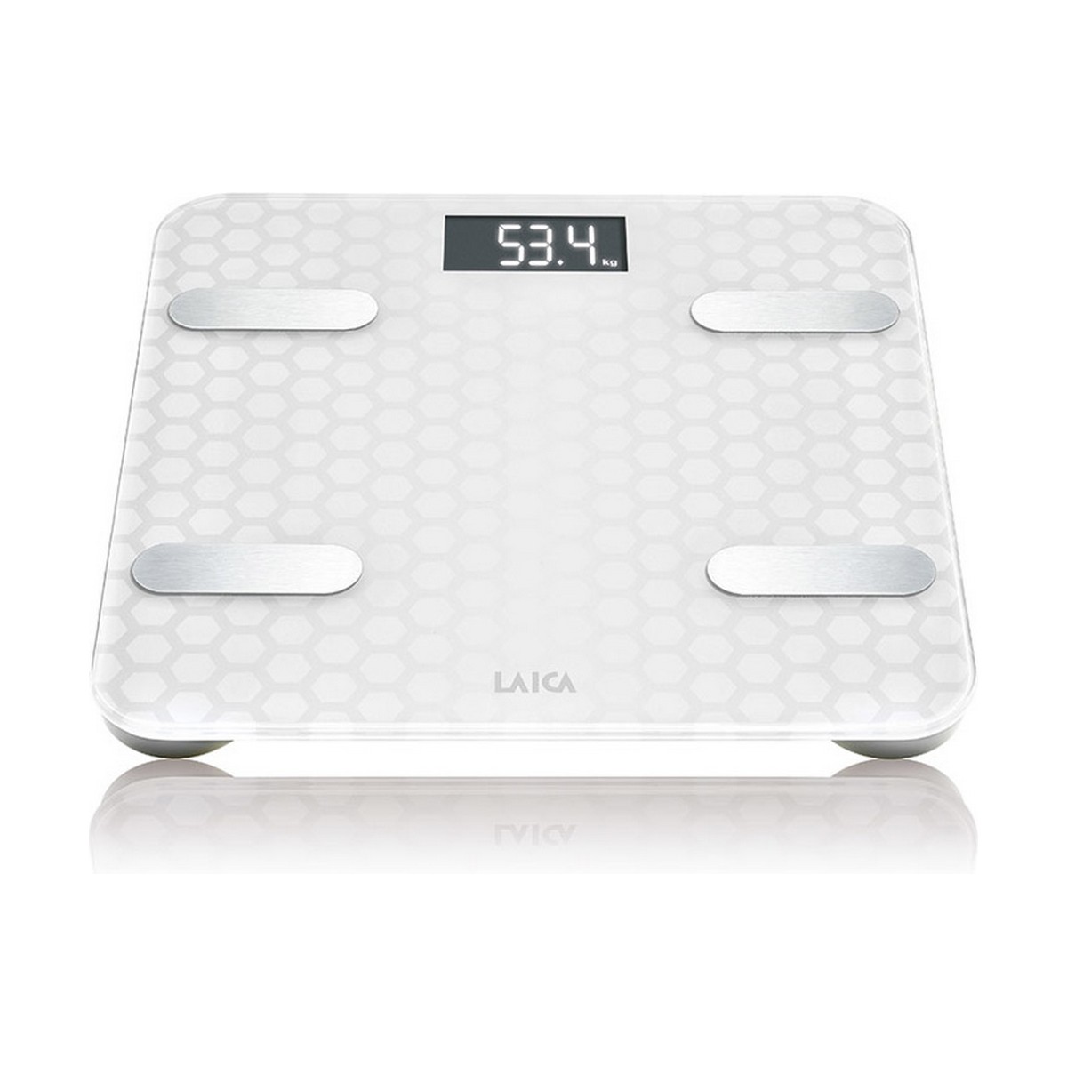 Báscula Digital de Baño LAICA PS7011 Blanco Vidrio 180 kg