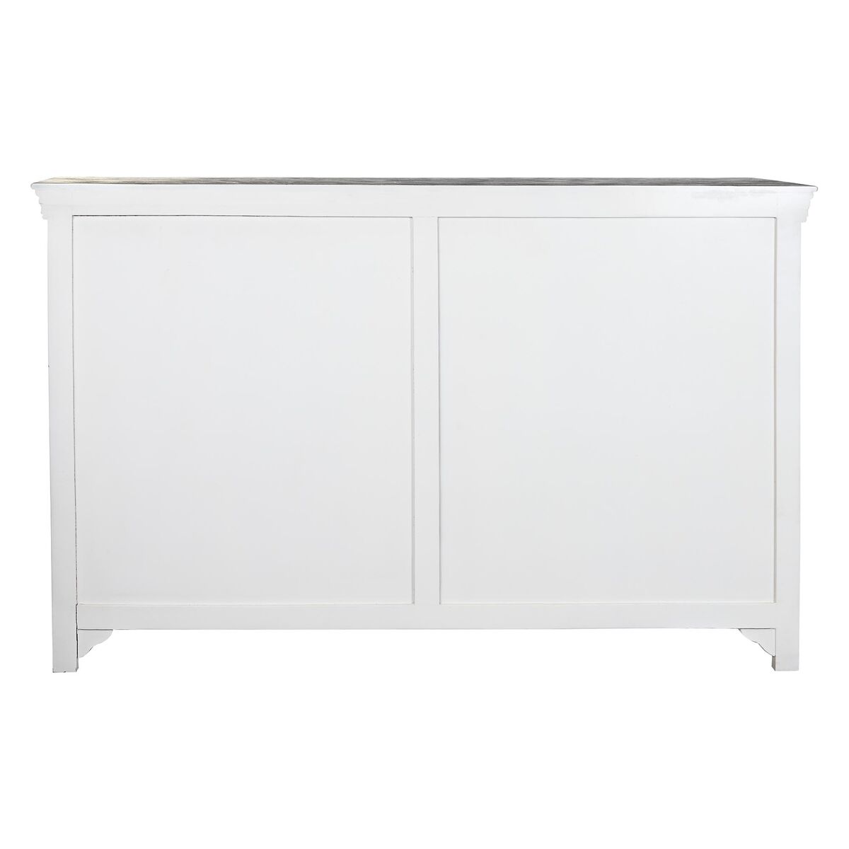 Aparador DKD Home Decor Blanco Gris Marrón oscuro Cristal Madera de mango 165 x 45,7 x 105,4 cm