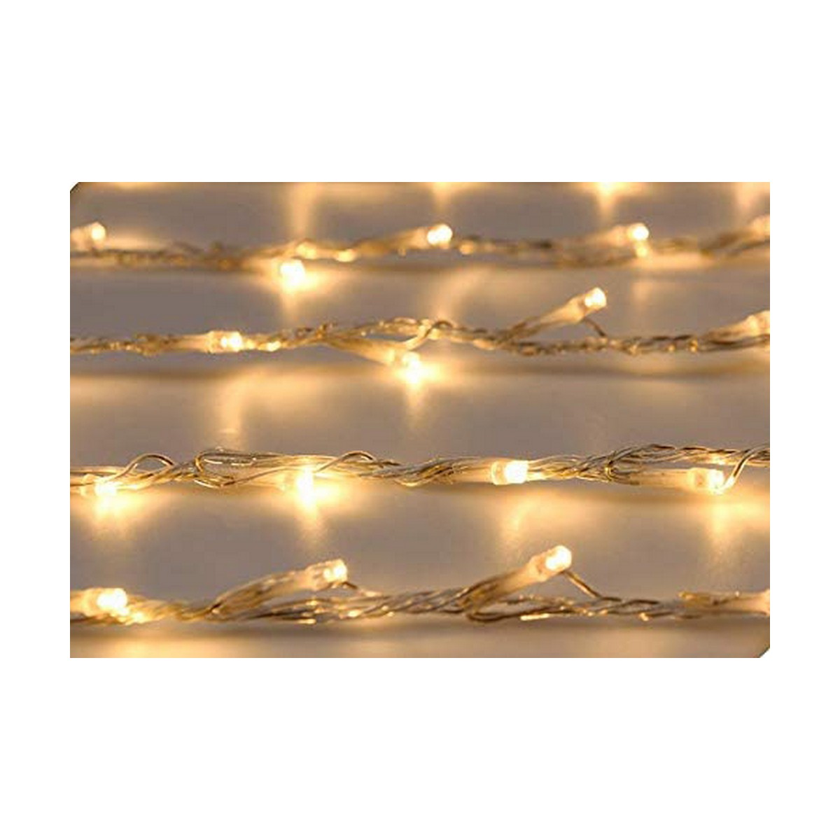 Cortina de Luces LED H&S 2,7 W Luz cálida Blanco Cálido 5 m 2 x 1 m 1 x 2 m Amarillo