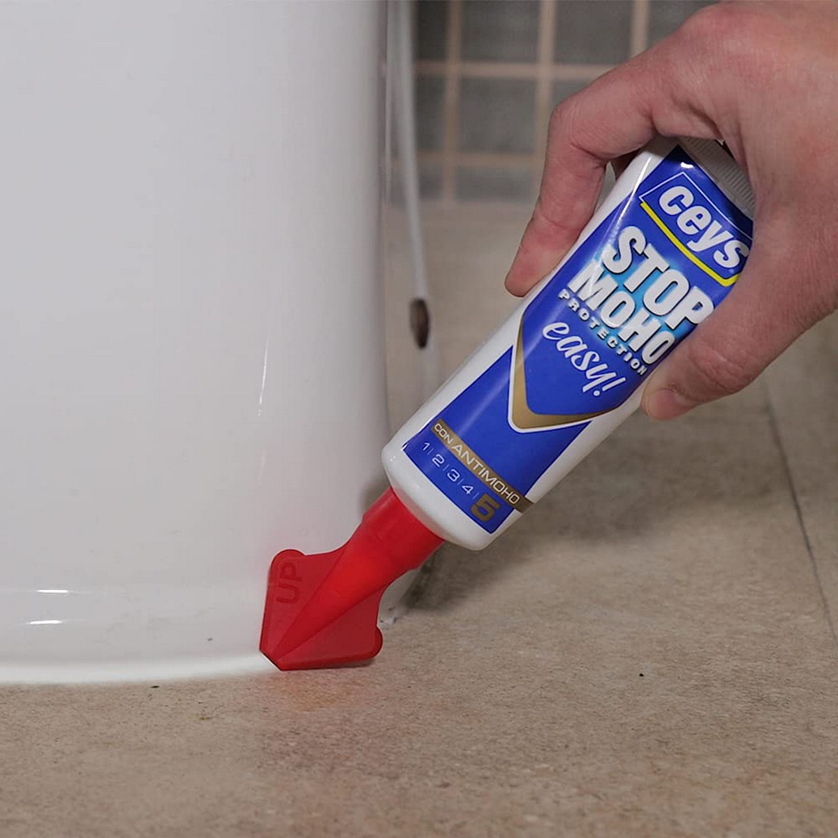 Sellador Ceys Stop Moho Easy! Blanco Silicona 70 ml