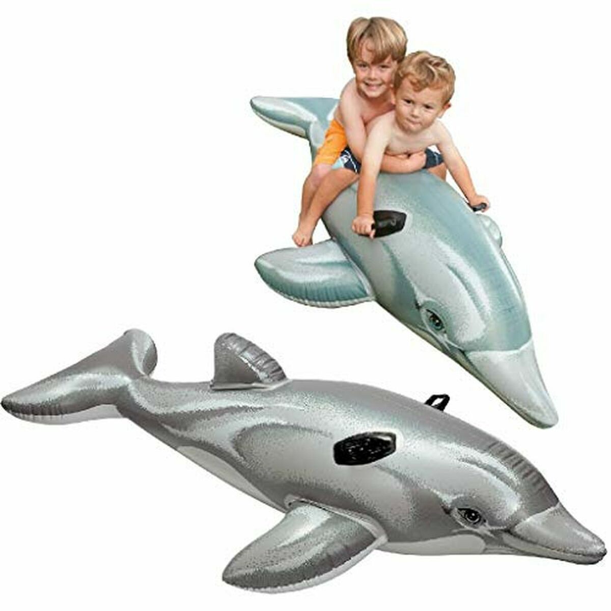 Figura Hinchable para Piscina Intex Lil' Dolphin Ride-On