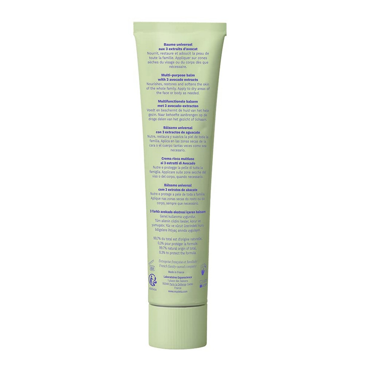 Crema Reparadora para Bebés Mustela Bio 75 ml