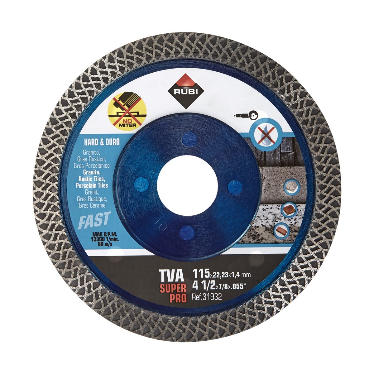 Disco de corte Rubi superpro 31932