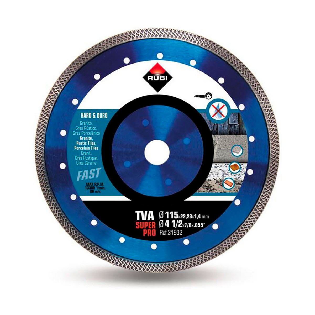 Disco de corte Rubi superpro 31932