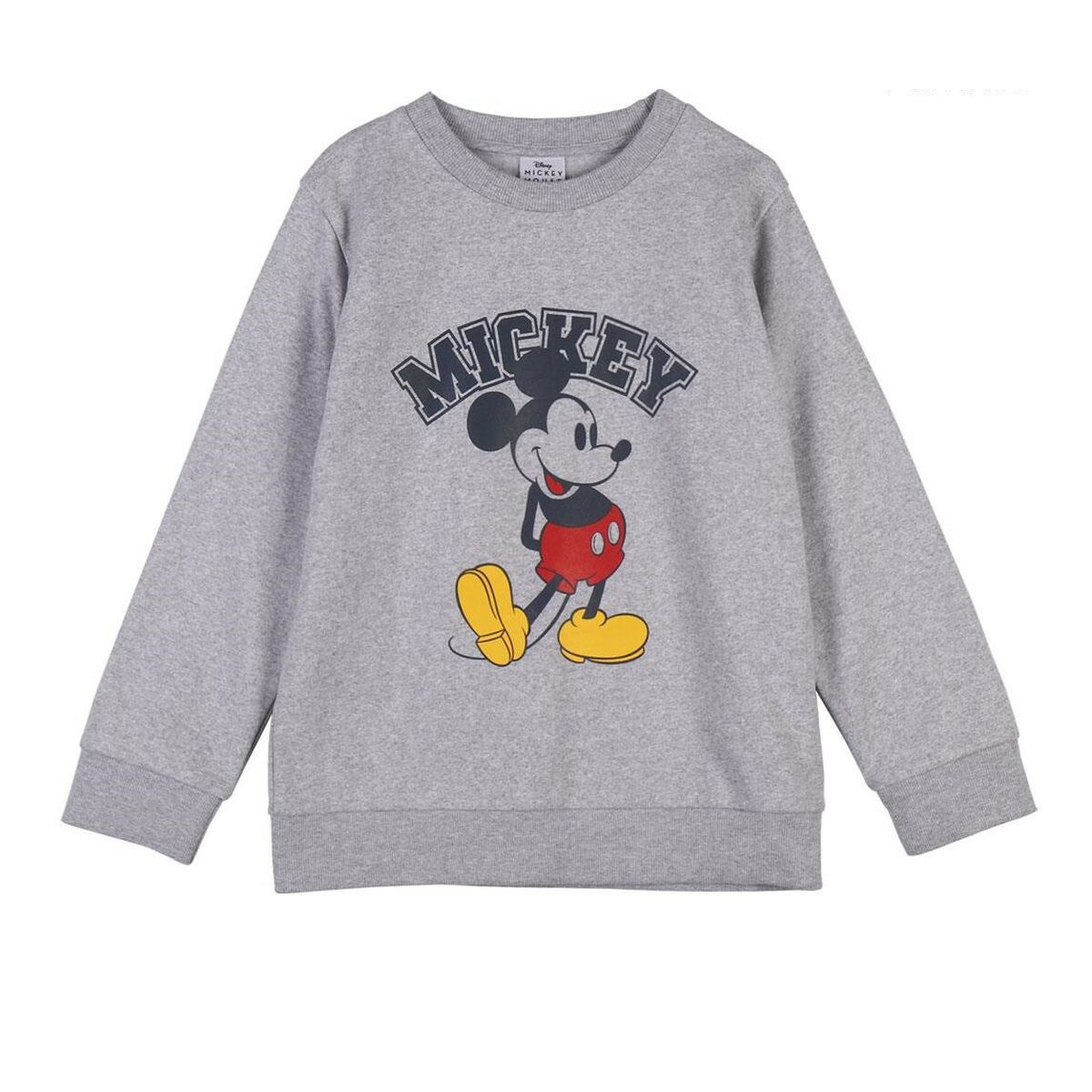Sudadera sin Capucha Niño Mickey Mouse Gris