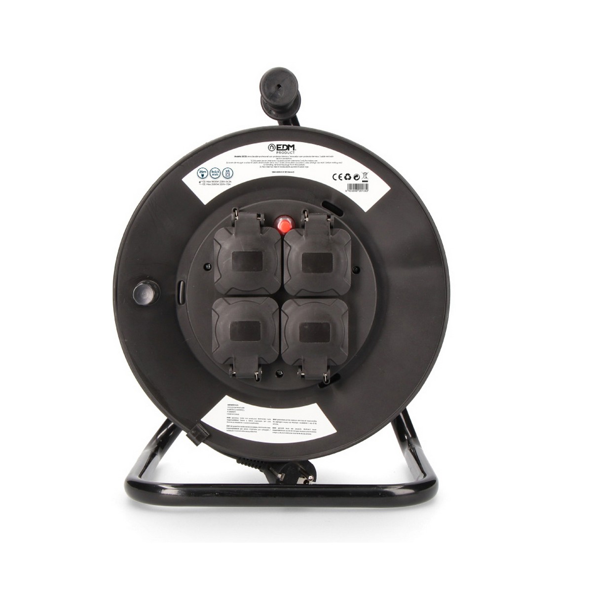 Cable alargador EDM 20135 Negro