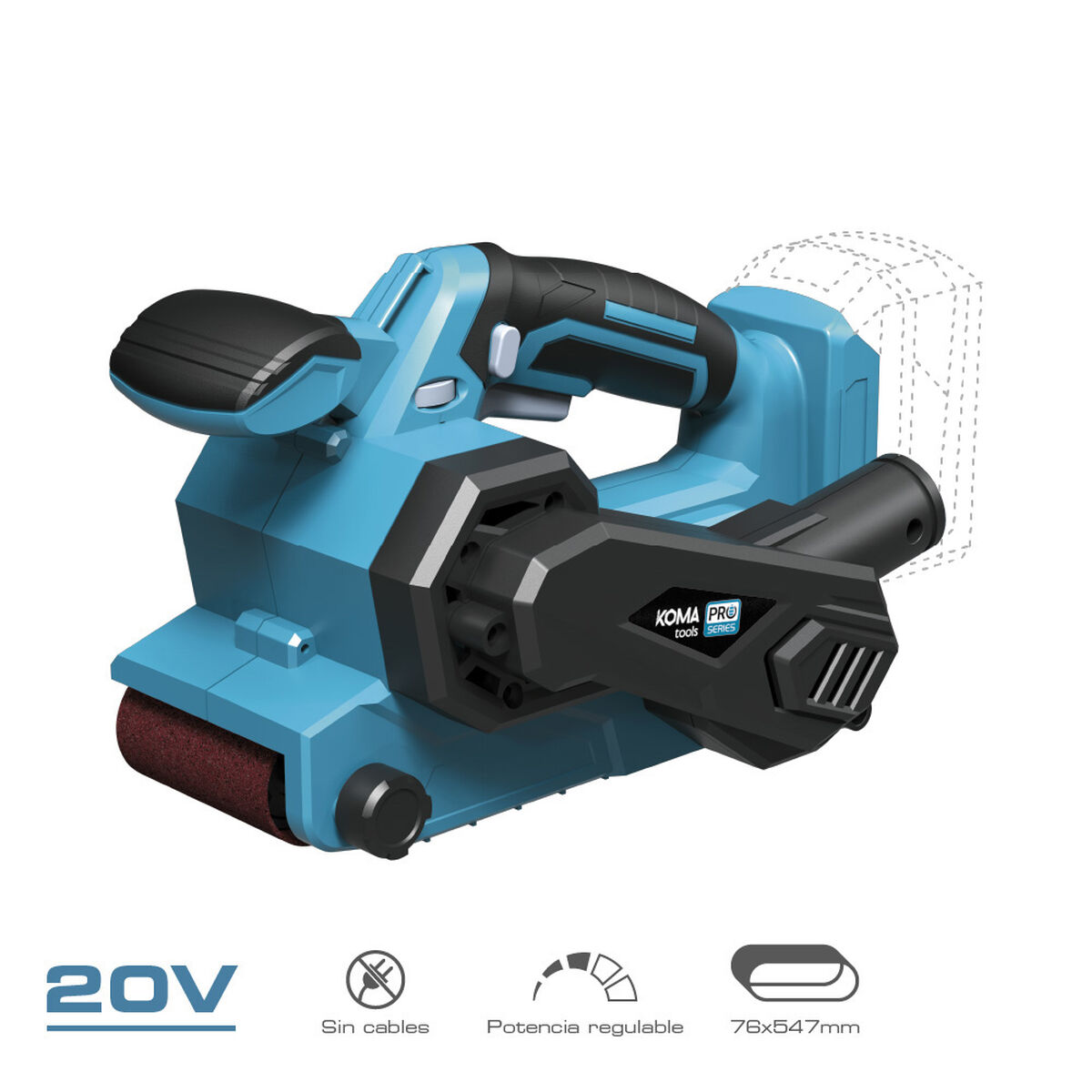 Lijadora orbital Koma Tools Pro Series