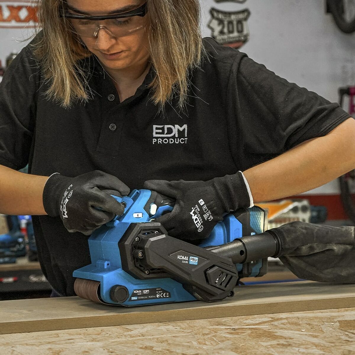 Lijadora orbital Koma Tools Pro Series