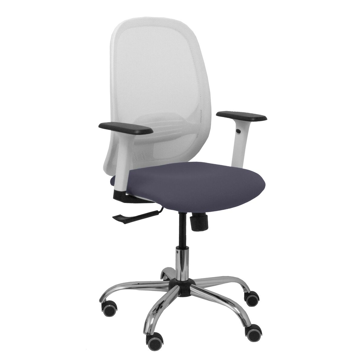 Silla de Oficina Piqueras y Crespo 354CRRP Blanco Gris oscuro
