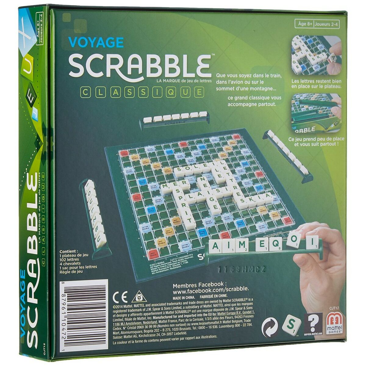 Juego de Mesa Mattel Scrabble Voyage (FR)