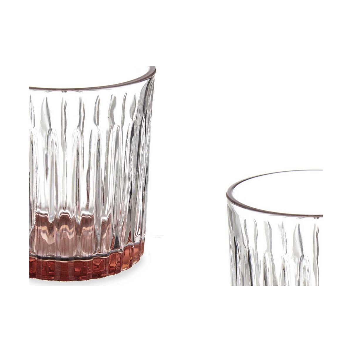 Vaso Vivalto Exotic Marrón Cristal 330 ml (6 Unidades)