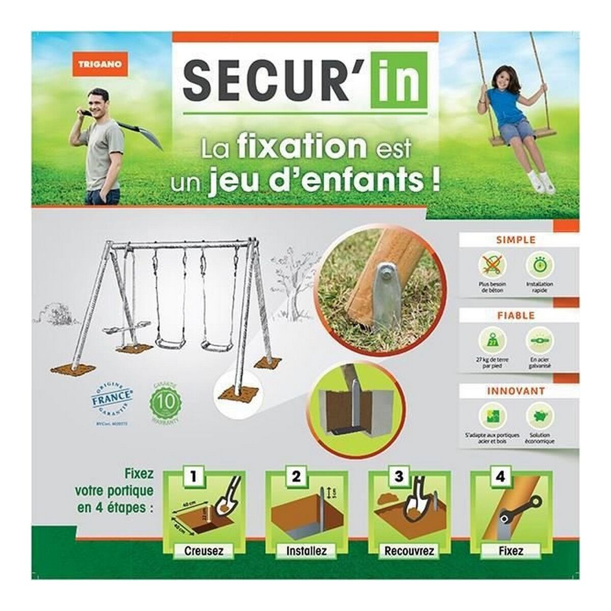 Placa de Fijación Trigano J-900590