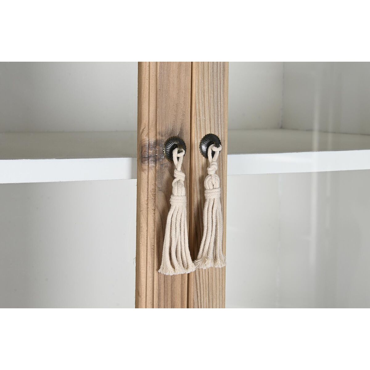 Armario DKD Home Decor Blanco Natural Cristal Abeto 86 x 40 x 180 cm 80 x 42 x 180 cm