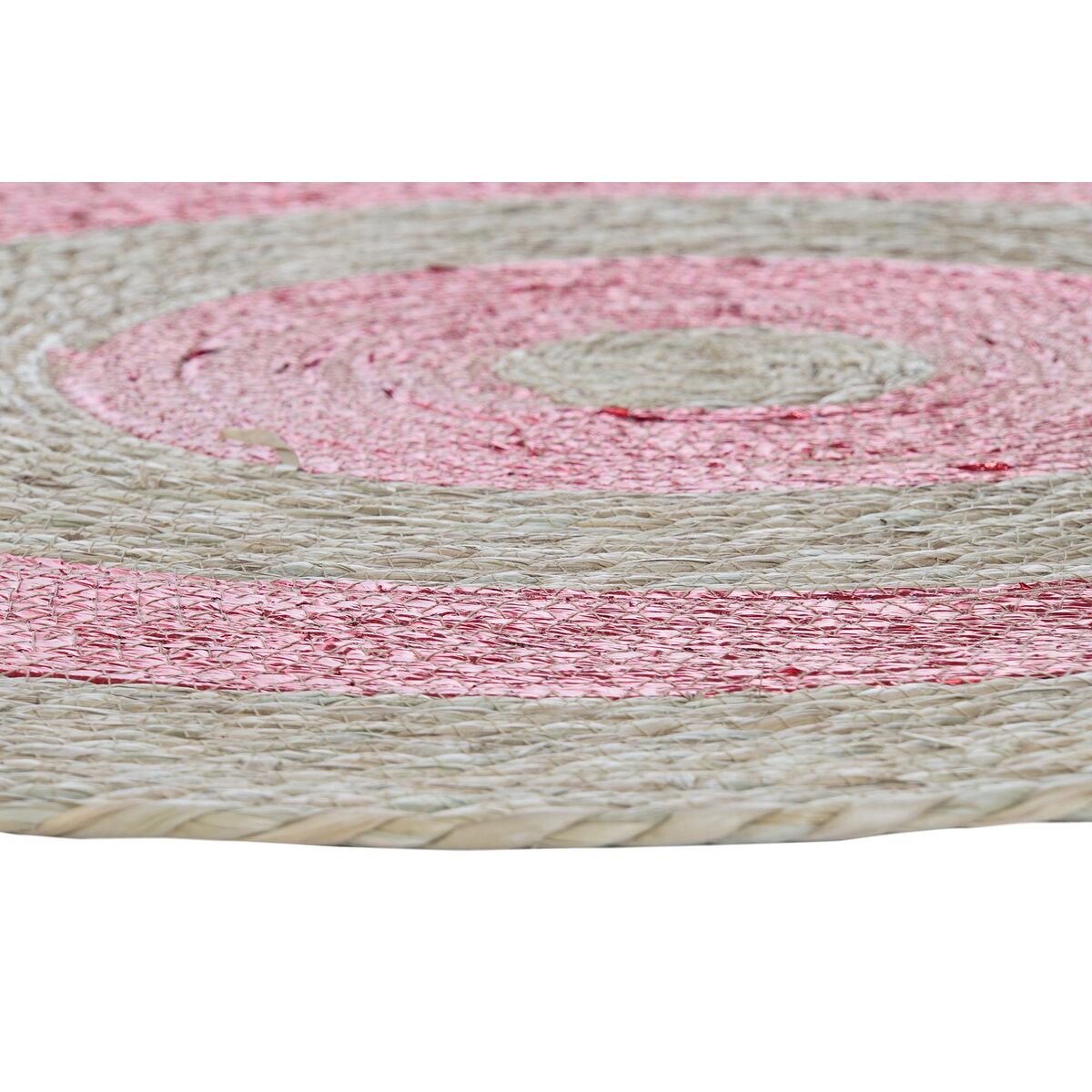 Alfombra DKD Home Decor Fibra Hierba marina (90 x 90 x 2 cm) (3 Unidades)